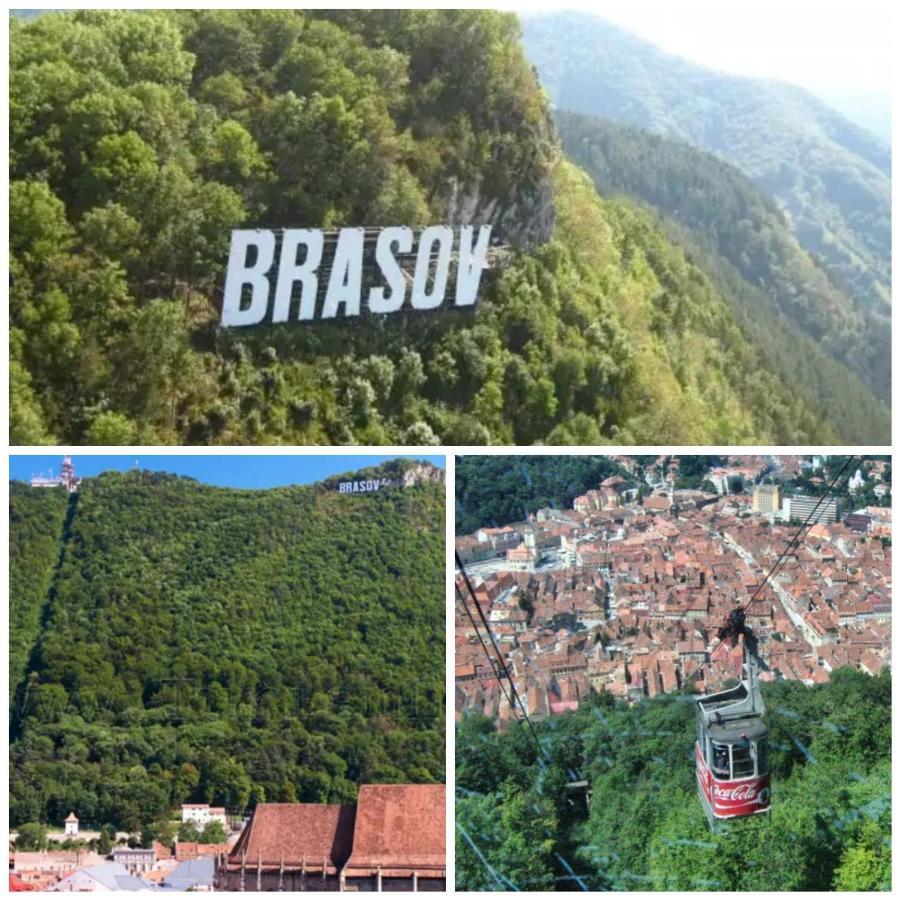 Ama Apartament Cu Terasa 50 Mp & Parcare Brašov Exteriér fotografie